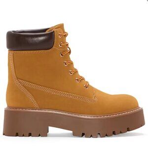 Arizona Jean Company Tan Ankle Booties with Rugged Sole